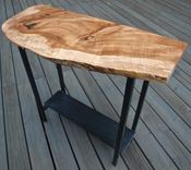Maple Live Edge Console Table 1 small