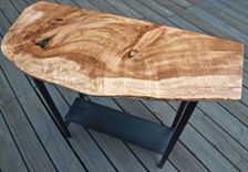 Maple Live Edge Console Table 4 small