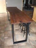Live Edge Walnut Bar Height Table 5 small