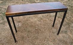 Walnut & Steel Console/Entry Table 1 small