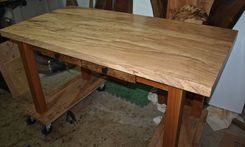 Spalted Maple & Cherry Desk 1 small