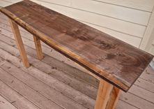 Live Edge Walnut & Maple Table 2 small