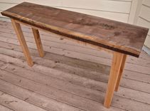 Live Edge Walnut & Maple Table 4 small