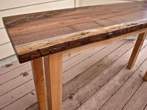 Live Edge Walnut & Maple Table 5 small