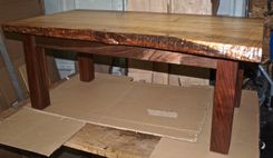 Live Edge Maple & Walnut Coffee Table 1 small