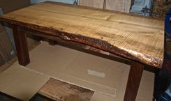 Live Edge Maple & Walnut Coffee Table 2 small