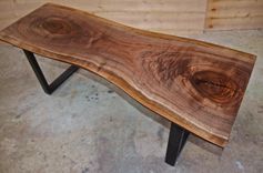 Live Edge Walnut Bench 1 small