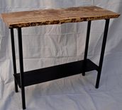Live Edge Spalted Maple Console Table 1 small