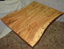 Live Edge Maple Table & Pedestal Base 4 small