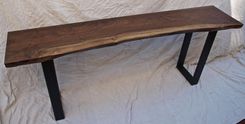 Live Edge Walnut Console Table 4 small