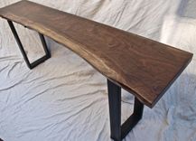 Live Edge Walnut Console Table 6 small