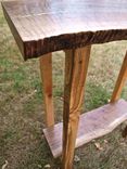 Live Edge Walnut Console Table & Maple Base 2 small