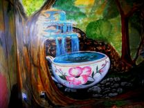 Fairy Tree House Bedroom Mural 1 small