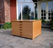 Black Cherry Map Cabinet 3 small