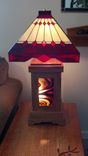 Custom Wood And Stained Glass Lamps 2 small