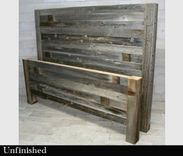 Barn Wood Horizon Headboard With Posts 3 small