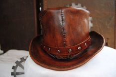 Leather Top Hat 2 small