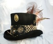 Decorated Felt Top Hat 1 small