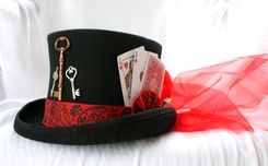 Decorated Felt Top Hat 2 small