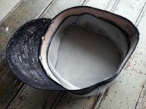 Grey Soft Leather Hat 3 small