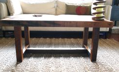 The Rustic Pi Coffee Table Made From New Orleans Barge Board 4 small