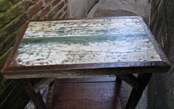 The Artisan Table-Handmade Side Table Made From New Orleans Homes 2 small