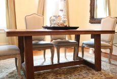 The Pecky Dining Table-Farmhouse Style Table Made Reclaimed New Orleans Homes 3 small