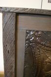 Gray Toned Queen Bed Made Reclaimed New Orleans Houses And Ceiling Tin 4 small