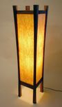 Karelian Birch , Walnut Floor Lamp. 1 small