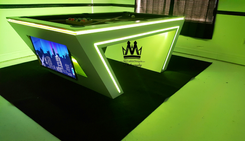 Virtual Reality Vr Pool Table! Glow In The Dark Pool Table Cool Pool Tables 3 small