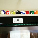 8ft Arched Pool Table With Led Lights ! 4 small