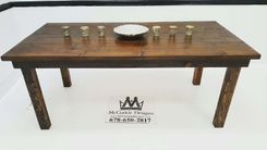 Farmhouse Barn Wood  Rustic Reclaimed Dinning / Kitchen  Table 2 small