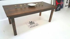 Farmhouse Barn Wood  Rustic Reclaimed Dinning / Kitchen  Table 4 small