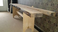 Natural Cedar Bench Seating !! 2 small