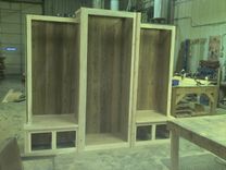Custom Barn Wood Entrance Way Cabinet 2 small