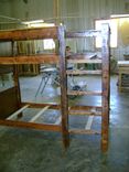 Twin On Twin Reclaimed Barnwood Bunk Bed 5 small