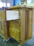 Custom Reclaimed Barn Wood Bathroom Vanity With Aspen Natural Edge Counter 5 small