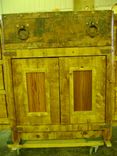 Custom Reclaimed Barn Wood Bathroom Vanity With Aspen Natural Edge Counter 6 small