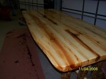 Rustic Aspen Log Custom Built Dinning Room Table Sets 2 small