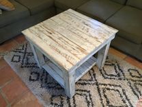 Reclaimed Farmhouse Rustic Side Table 1 small