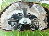 Raccoon Stool 2 small