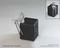 Flow Series (Steel Sculpture - Human Form) 3 small