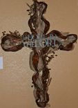 Burlap Cross 1 small