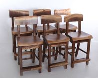 Bar Stools / Barstools Walnut Live Edge 6 small