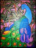 Peacock Painting, Bird , Nature, Feathers, 1 small
