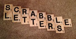 Interconnecting 5" X 5" Scrabble Letters For Custom Plaques 2 small