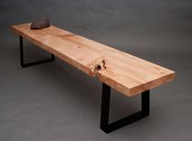 Reclaimed Mid Century Modern Benches 2 small