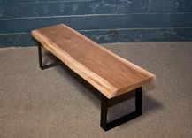 Reclaimed Mid Century Modern Benches 6 small