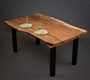 Gillespie - Reclaimed Live Edge Maple Dining/Kitchen Table 2 small