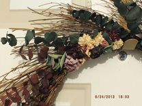 Eucalyptus And Willow Spiral Wreath 4 small